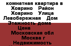 1-комнатная квартира в Ховрино › Район ­ Ховрино › Улица ­ Левобережная › Дом ­ 4 › Этажность дома ­ 25 › Цена ­ 25 000 - Московская обл., Москва г. Недвижимость » Квартиры аренда   